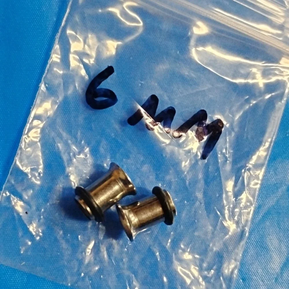 Stainless Steel Flared Ear Tunnel Set